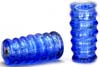 Swirled Pipe Silver Foil Beads - click here for large view